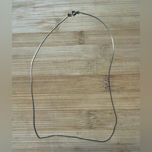 Elegant Vintage Silver Necklace unmarked